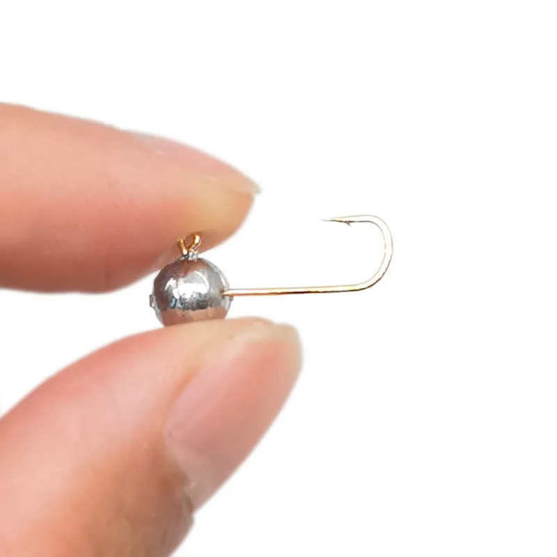 OUTKIT 10pcs Mini Jig Head Hoo - Fishing Hook Offset 评论和价格