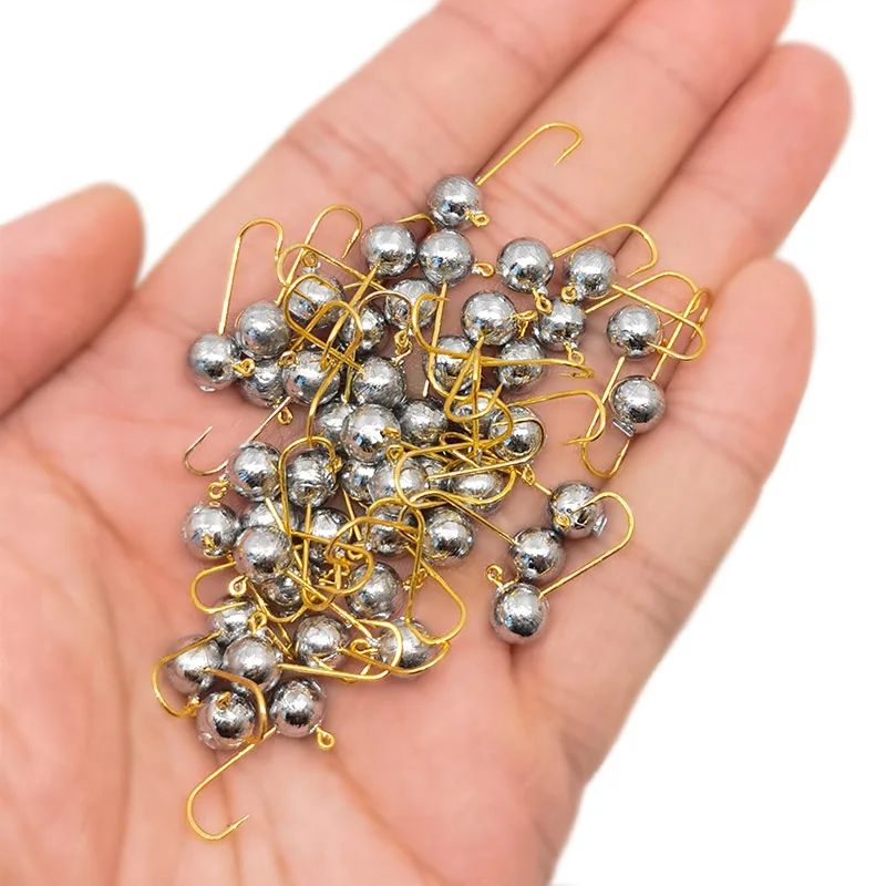 OUTKIT 10pcs Mini Jig Head Hoo - Fishing Hook Offset 评论和价格