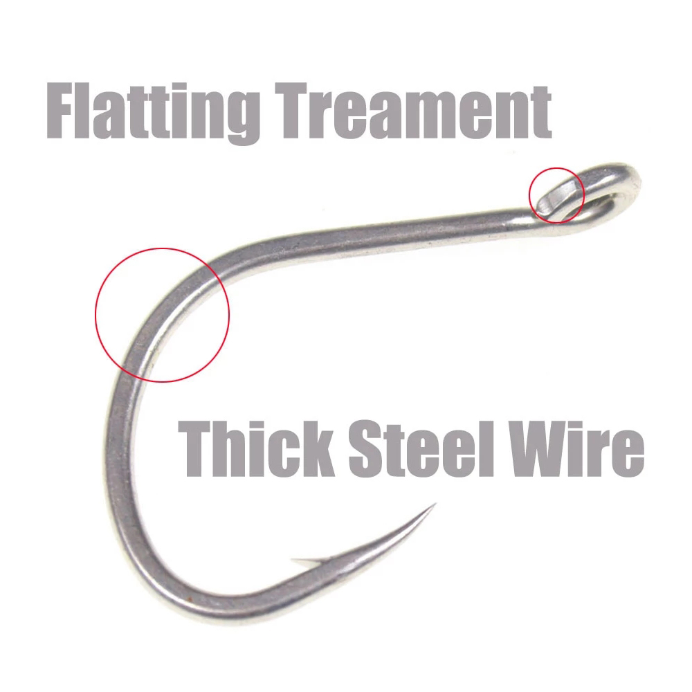 10pcs Matte Tin Anti-rust Salt - Fishing Hook Offset 评论和价格