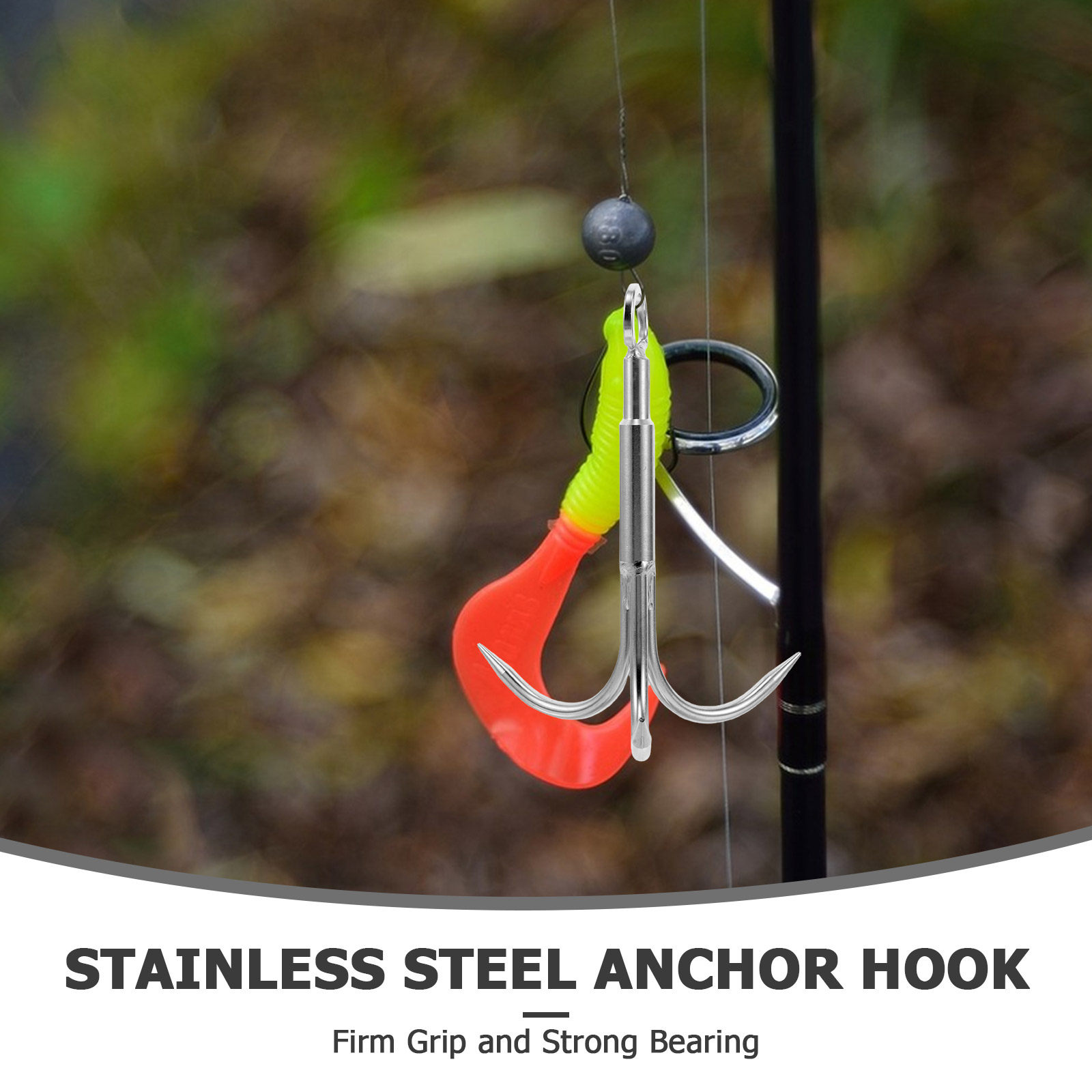 Hook Grappling for Pier Fishin - Fishing Hook Stainless Steel 评论和价格
