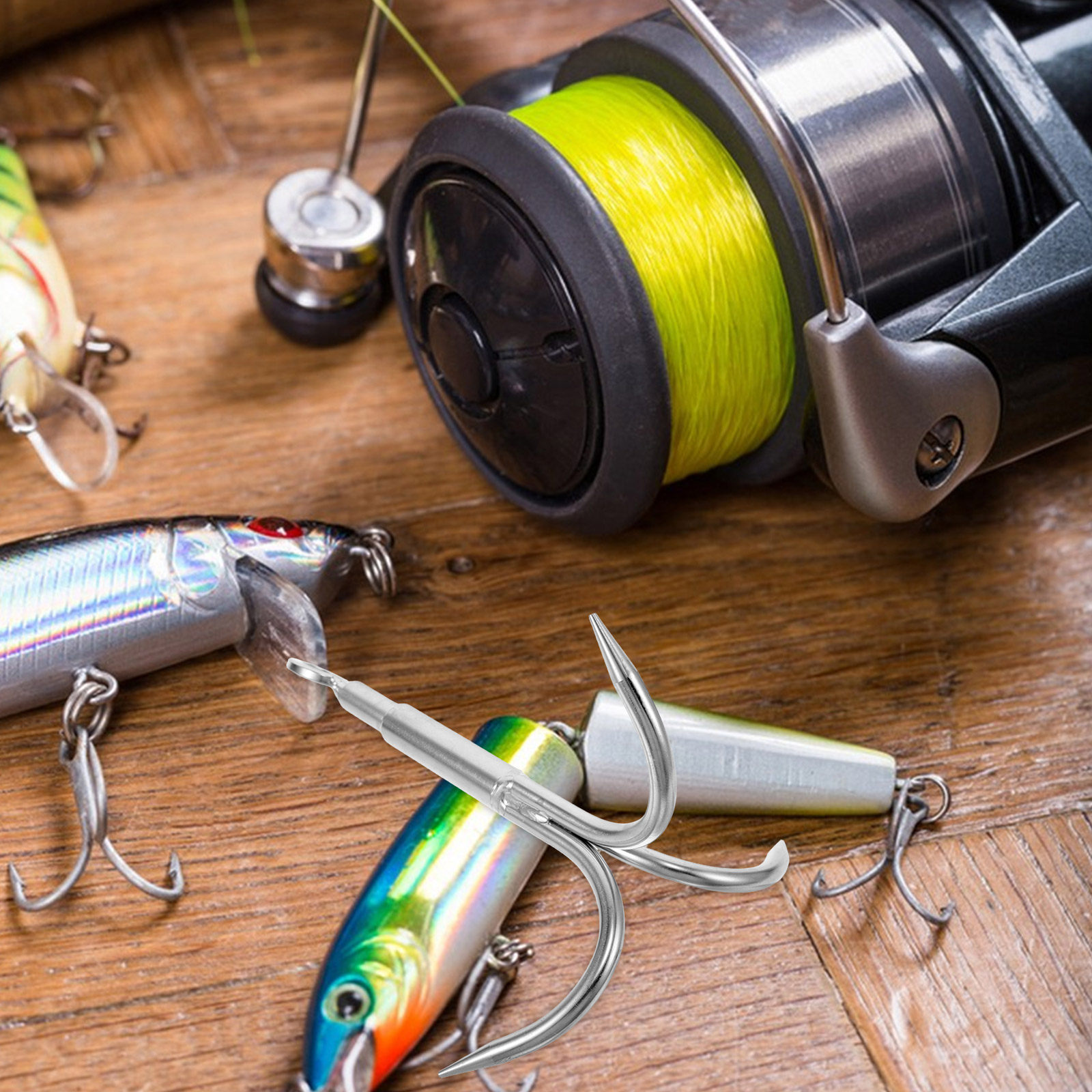 Hook Grappling for Pier Fishin - Fishing Hook Stainless Steel 评论和价格