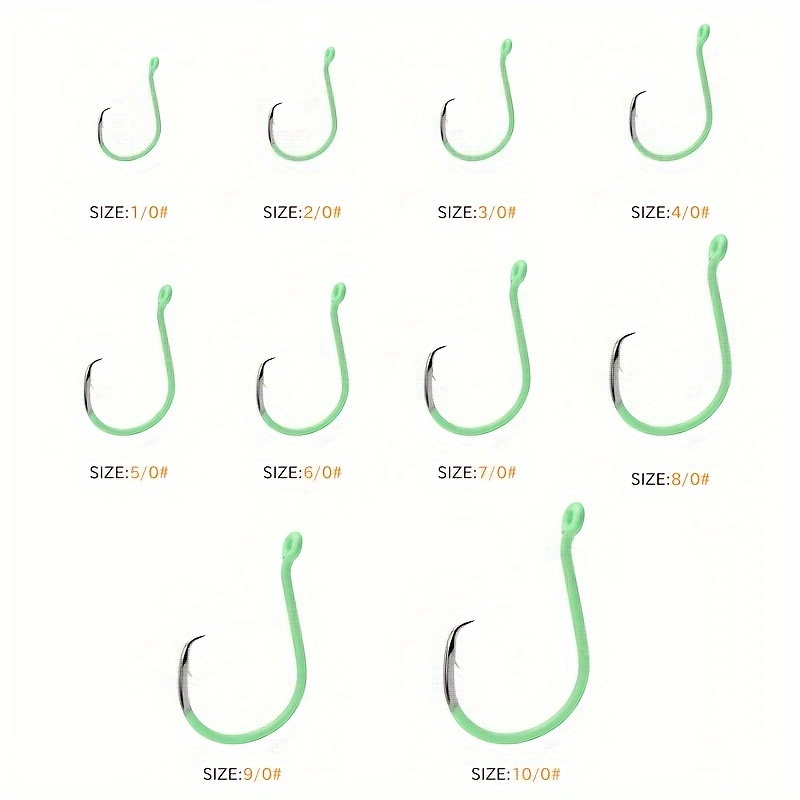 ZYZHE 10pcs/Box Luminous Circl - Fishing Hook Circle 评论和价格