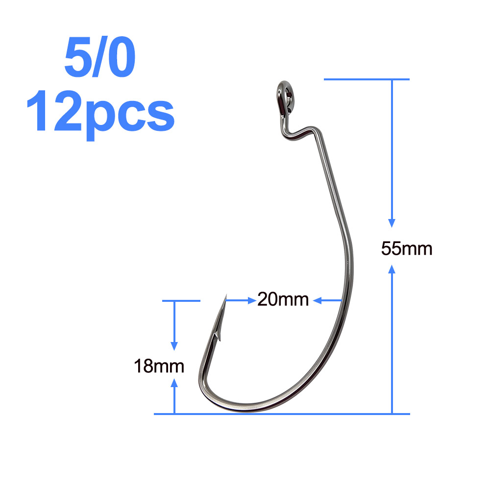 ESFISHING Offset Hook Carbon S - Fishing Hook Offset 评论和价格