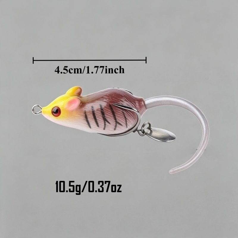 1PC/2PCS/3PCS/4PCS Spinner Dou - Fishing Hook Weedless 评论和价格