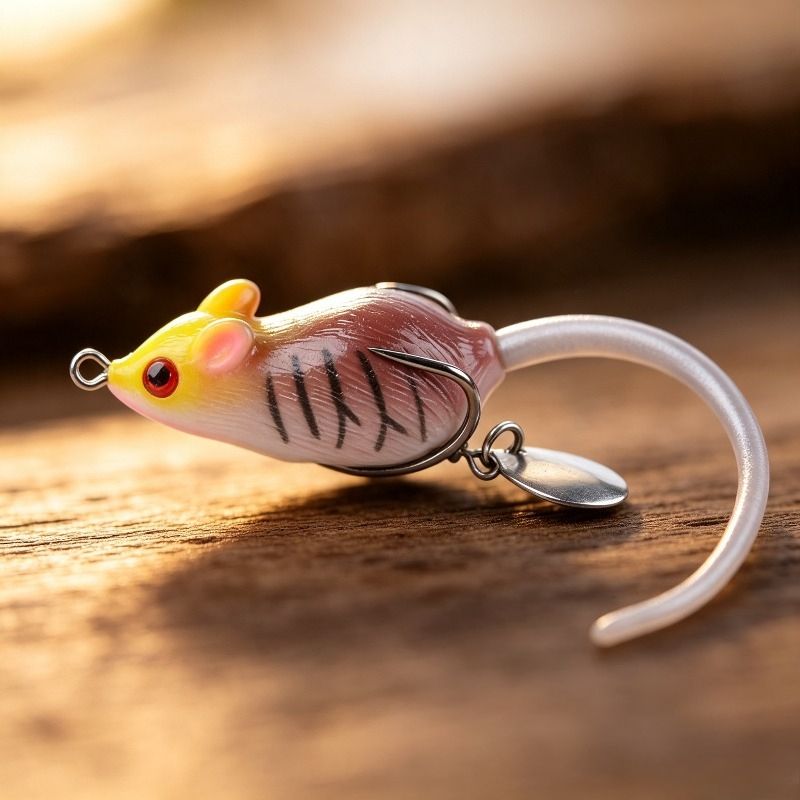 1PC/2PCS/3PCS/4PCS Spinner Dou - Fishing Hook Weedless 评论和价格