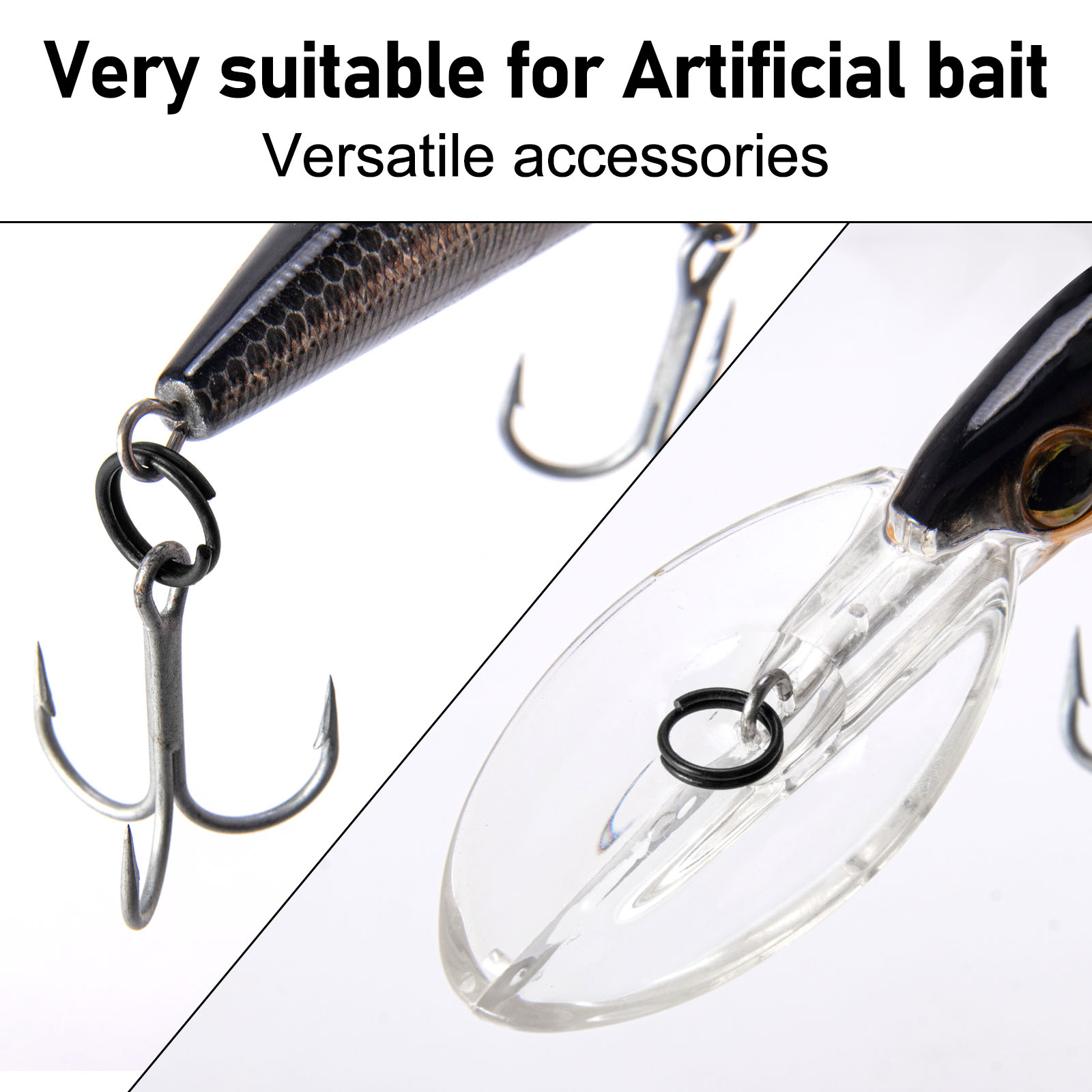 Fishing Lure Split Ring 3.5mm- - Fishing Hook Stainless Steel 评论和价格
