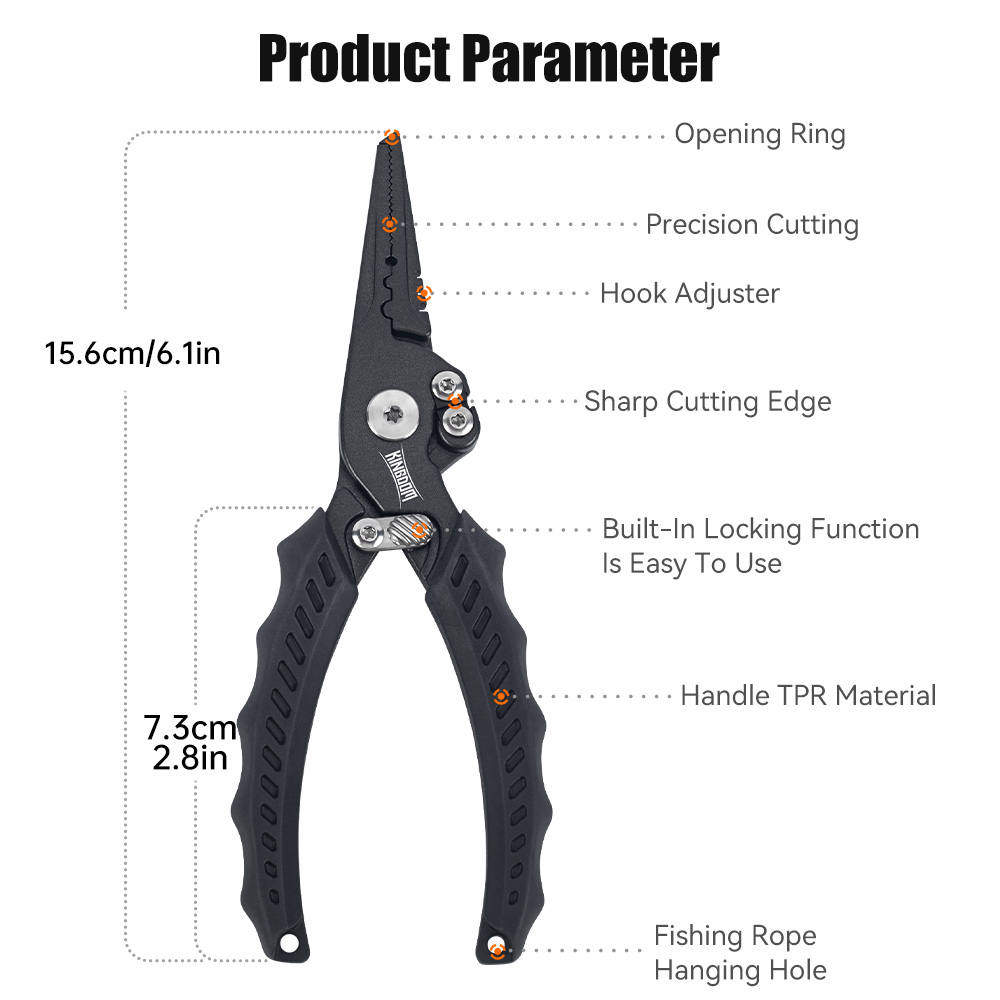 Kingdom Fishing Pliers Multifu - Fishing Hook Sharpener 评论和价格