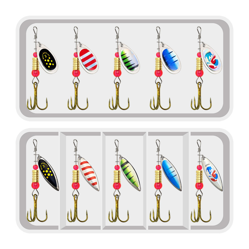 Fishing Lure Spinner Rotation  - Fishing Hook Treble 评论和价格