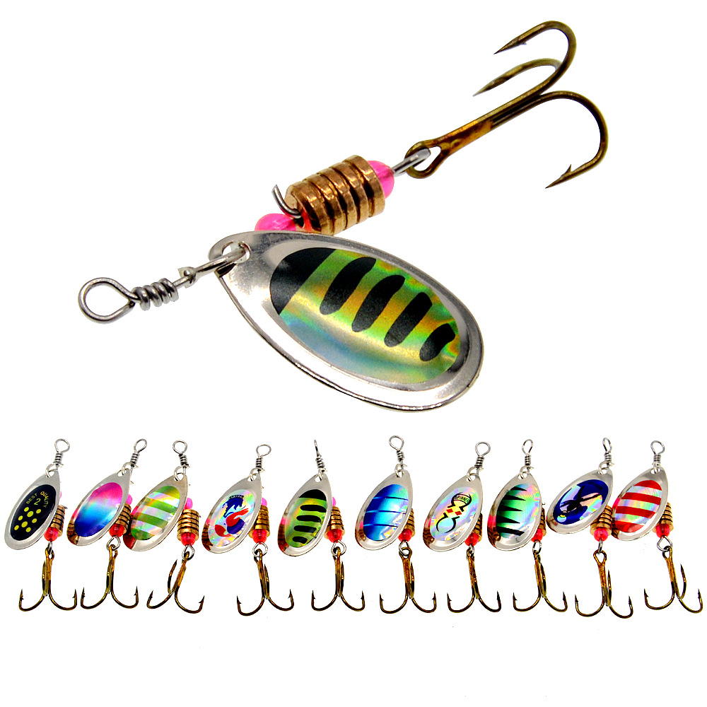 Fishing Lure Spinner Rotation  - Fishing Hook Treble 评论和价格