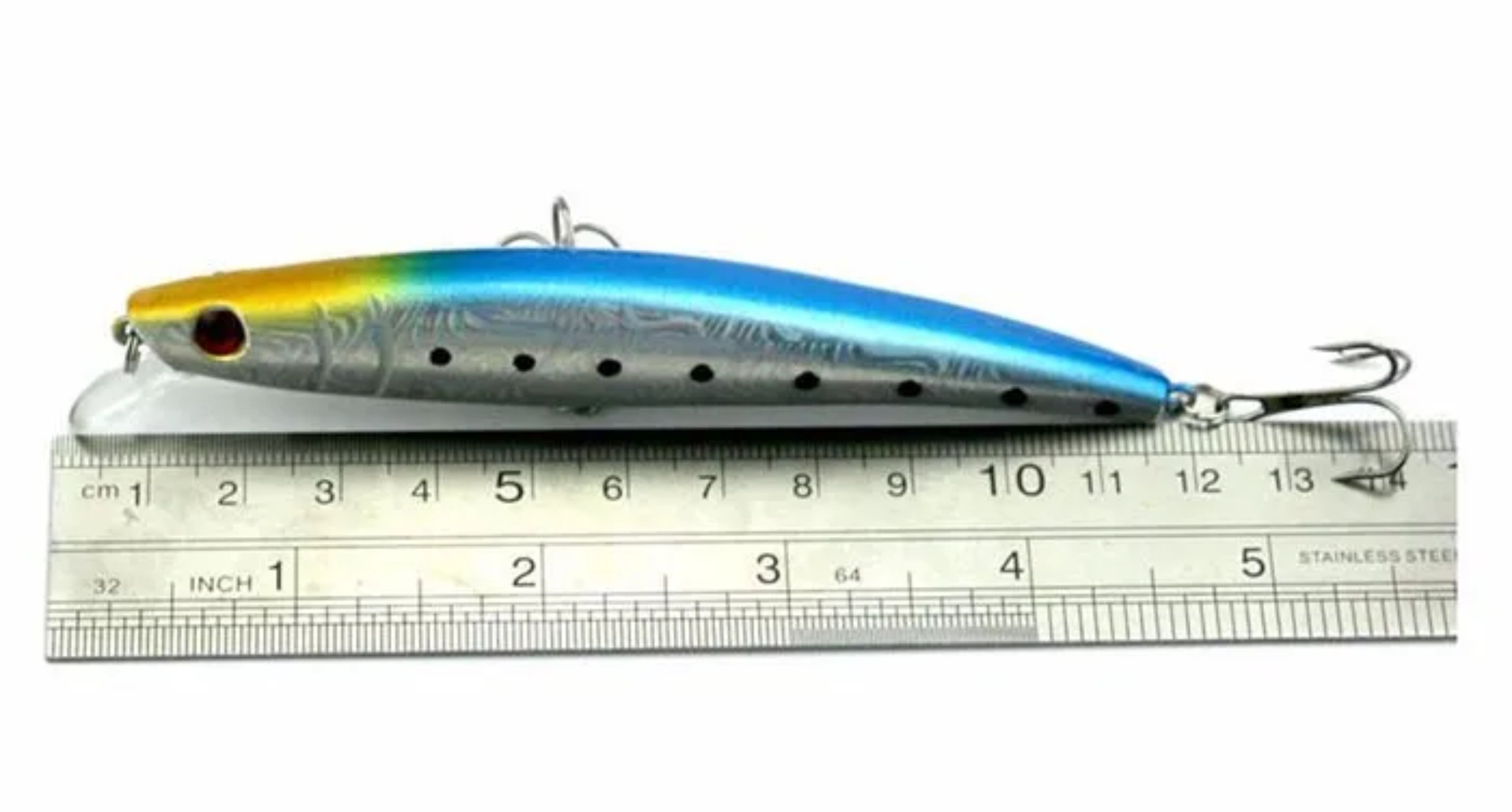 Minnow Fishing Lure 110mm 13g  - Fishing Hook Treble 评论和价格