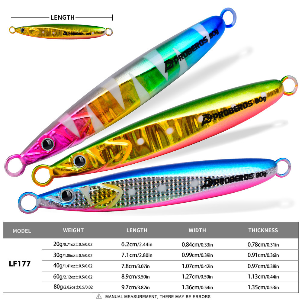 LHFSH Luminous Metal Jig Fishi - Fishing Hook Treble 评论和价格