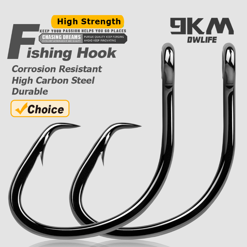 9KM Circle Hooks 25~50Pcs Salt - Fishing Hook Circle 评论和价格