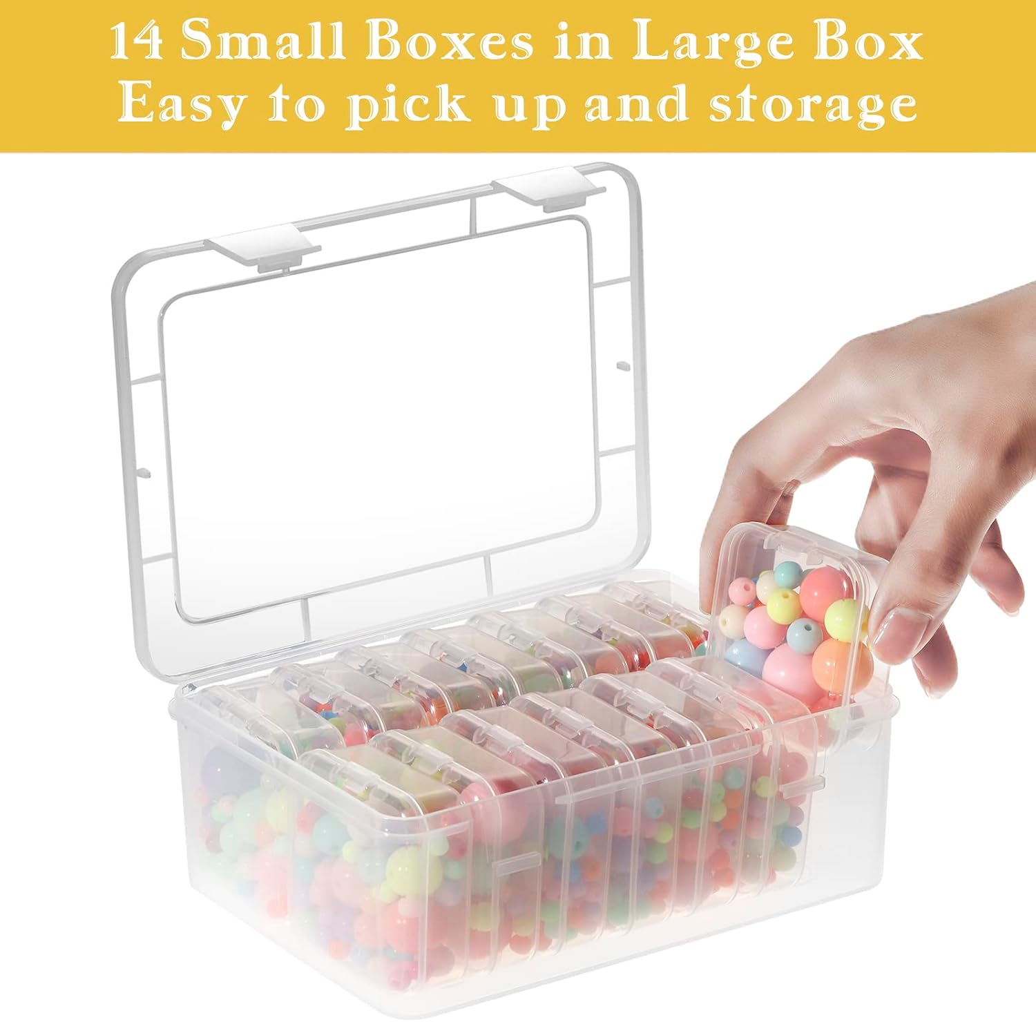 14Pieces  Clear Plastic Storag - Fishing Hook 评论和价格