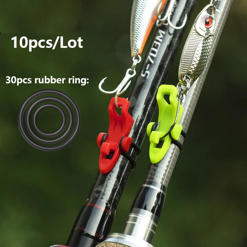 1-10pcs Fishing Rod Pole Hook  - Fishing Hook Box 评论和价格