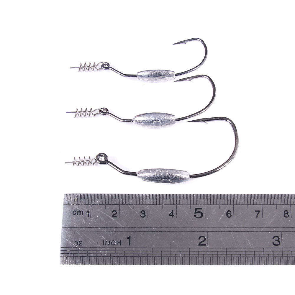 Anti-snagging Weighted Offset  - Fishing Hook Offset 评论和价格