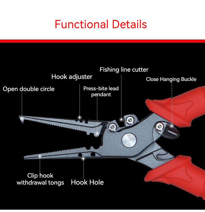 High-Precision Luya Pliers Mul - Fishing Hook Sharpener 评论和价格