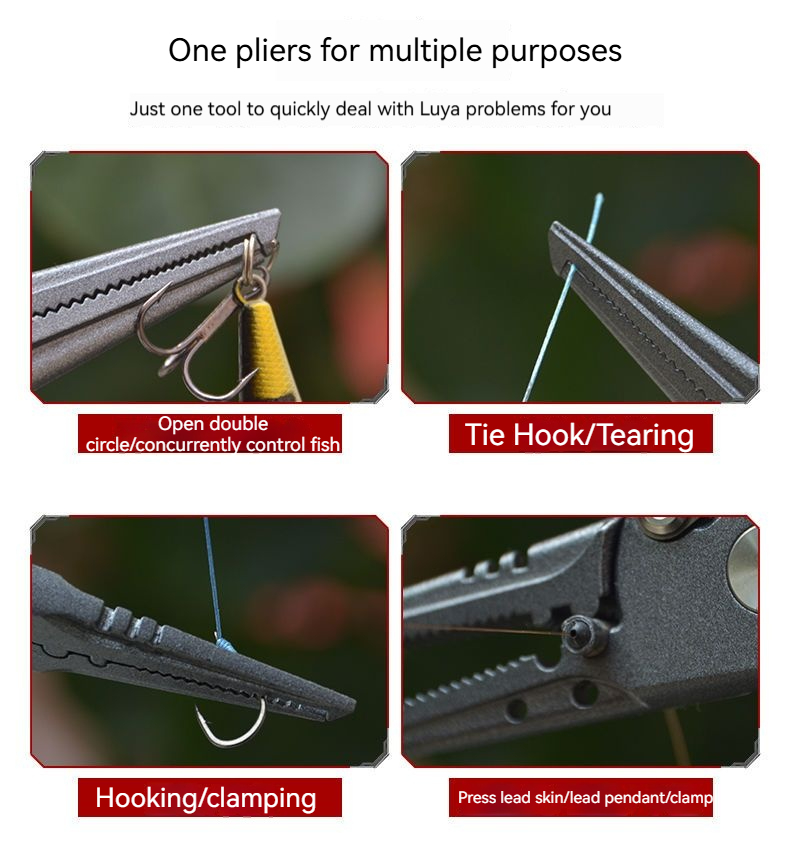 High-Precision Luya Pliers Mul - Fishing Hook Sharpener 评论和价格
