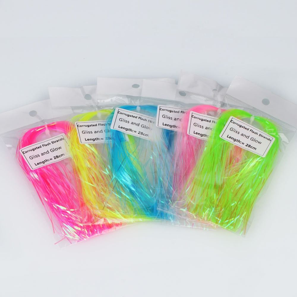 1Pack 1mm Width Corrugated Gli - Fishing Hook Jig 评论和价格