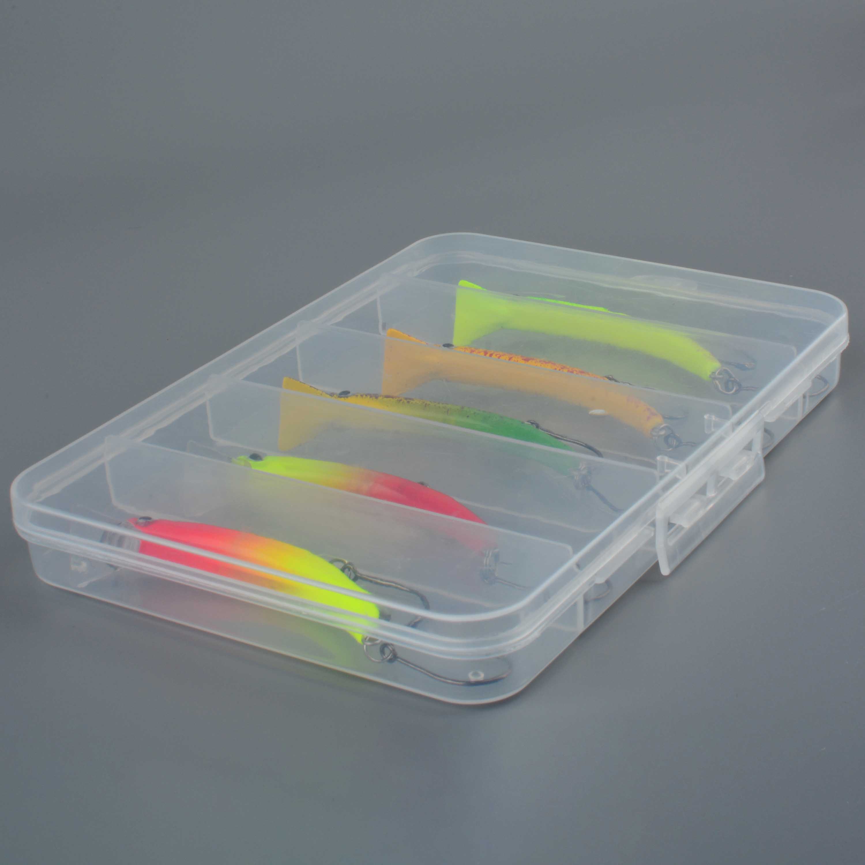 5PCS BOX Mini Slow Sinking Min - Fishing Hook Box 评论和价格