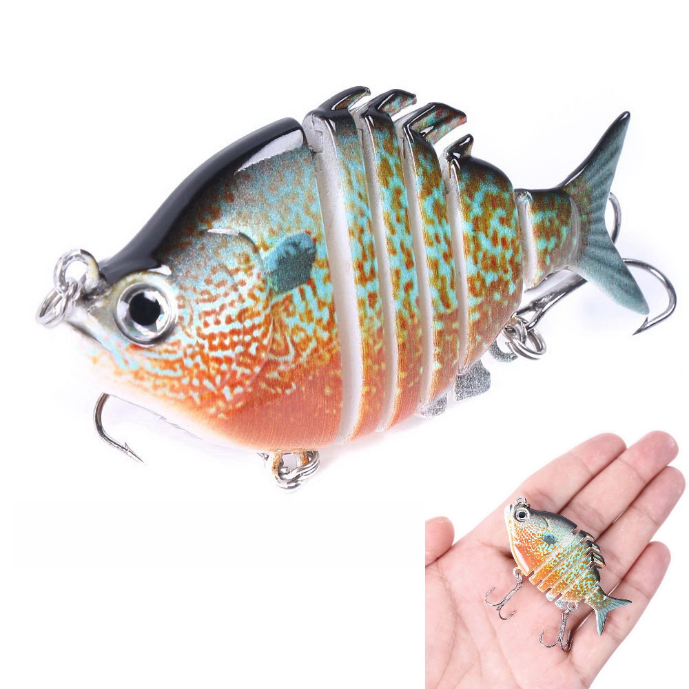63mm 9.3g Lifelike Tilapia Swi - Fishing Hook Treble 评论和价格