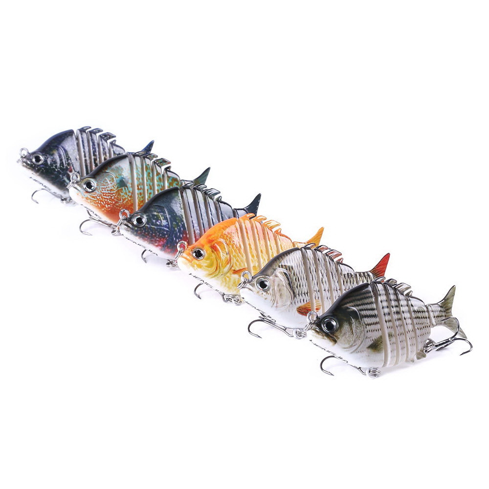 63mm 9.3g Lifelike Tilapia Swi - Fishing Hook Treble 评论和价格