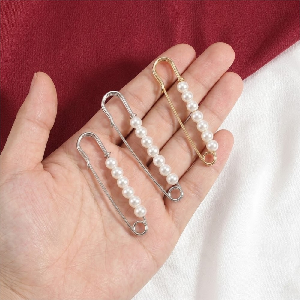 10pcs Large Faux Pearl Decorat - Fishing Hook Size 评论和价格