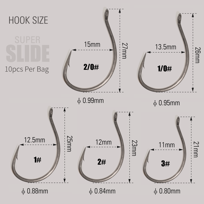 LUREHOLIC PTFE Super Slide Wac - Fishing Hook Circle 评论和价格