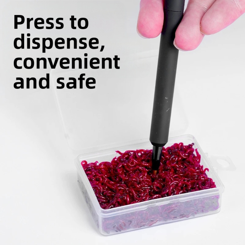 Red worm baiting device for fi - Fishing Hook Size 评论和价格