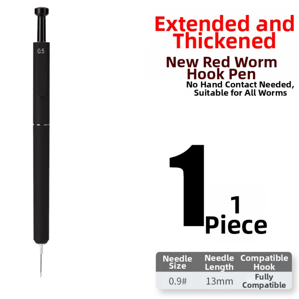 Red worm baiting device for fi - Fishing Hook Size 评论和价格