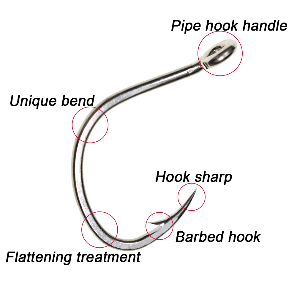 ICERIO 10PCS Matte Tin Coating - Fishing Hook Assortment 评论和价格