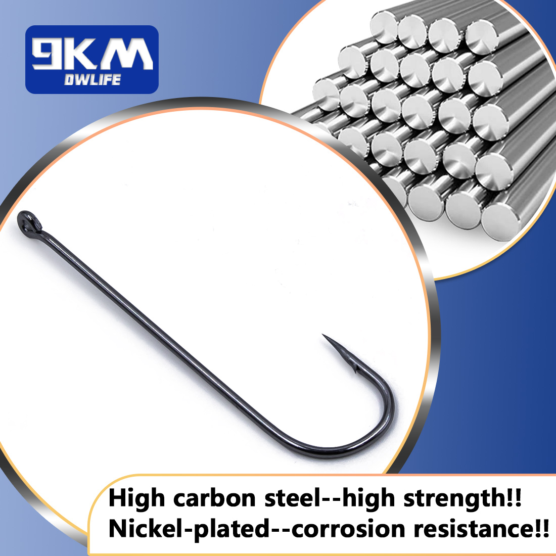 Fishing Hooks Long Shank Hooks - Fishing Hook Offset 评论和价格