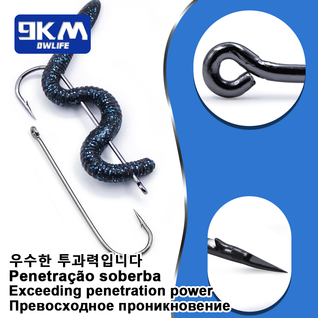 Fishing Hooks Long Shank Hooks - Fishing Hook Offset 评论和价格