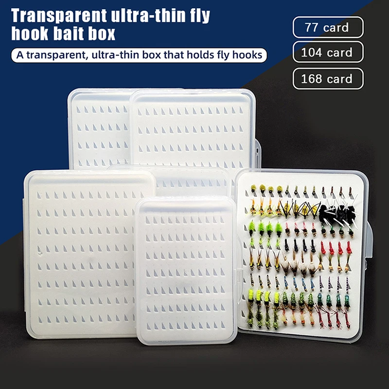 Waterproof Design Fly Hook Box - Fishing Hook Size 评论和价格