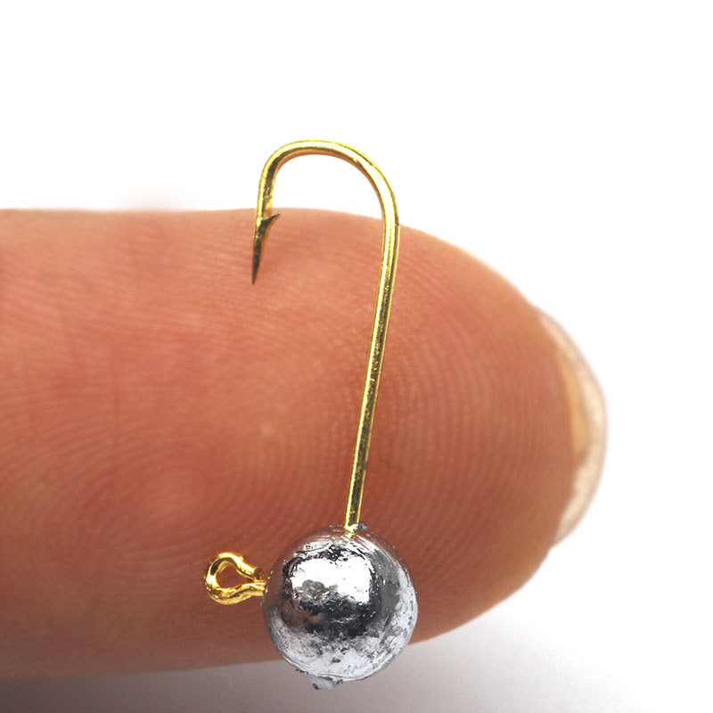 10pcs/lot Micro Jig Head Fishi - Fishing Hook Offset 评论和价格