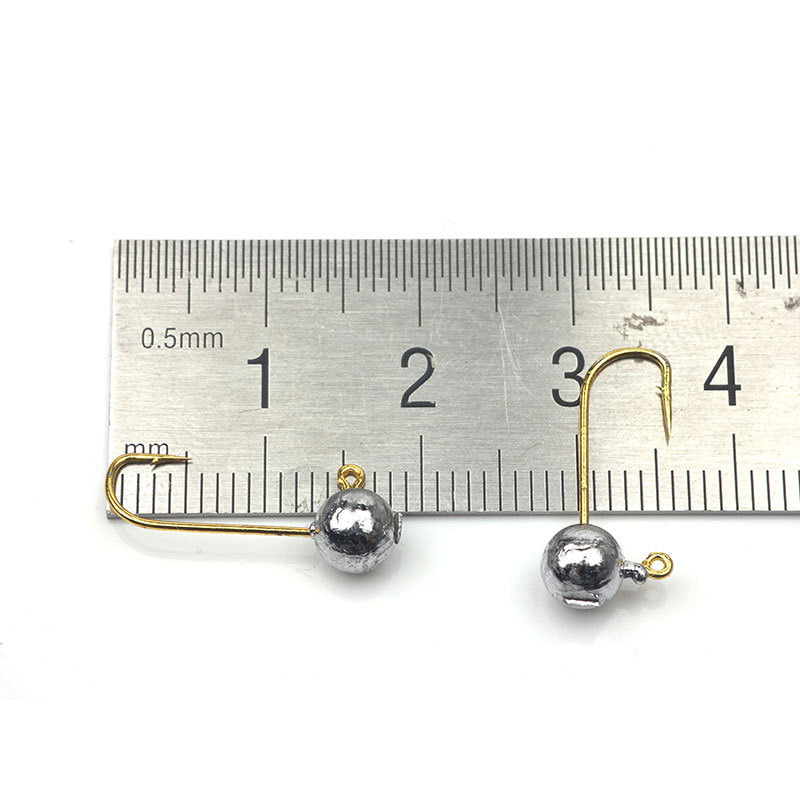 10pcs/lot Micro Jig Head Fishi - Fishing Hook Offset 评论和价格