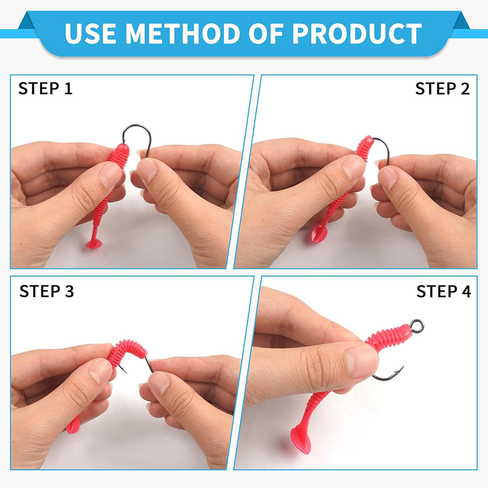 70Pcs Fishing Inline Single Ho - Fishing Hook Circle 评论和价格