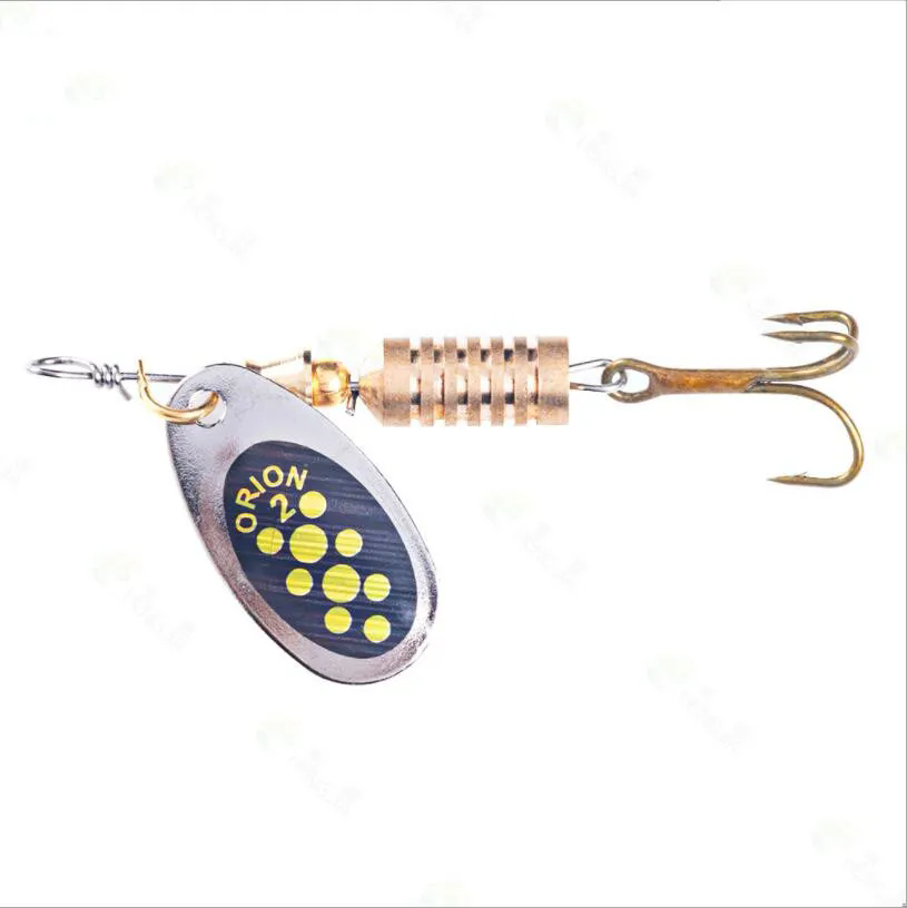 1PCS Metal Plating Spinner Bai - Fishing Hook Treble 评论和价格