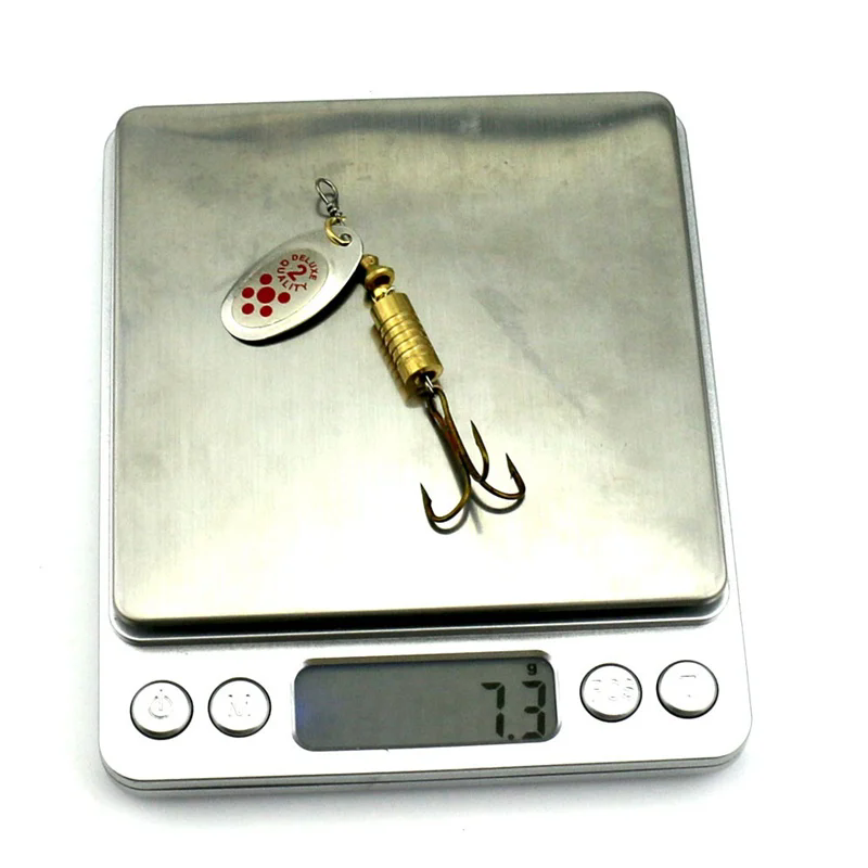 1PCS Metal Plating Spinner Bai - Fishing Hook Treble 评论和价格