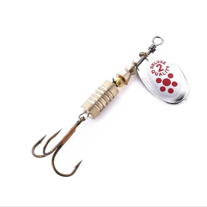 1PCS Metal Plating Spinner Bai - Fishing Hook Treble 评论和价格