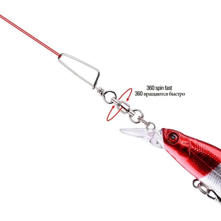 50pcs Fishing Ball Bearing Swi - Fishing Hook Box 评论和价格