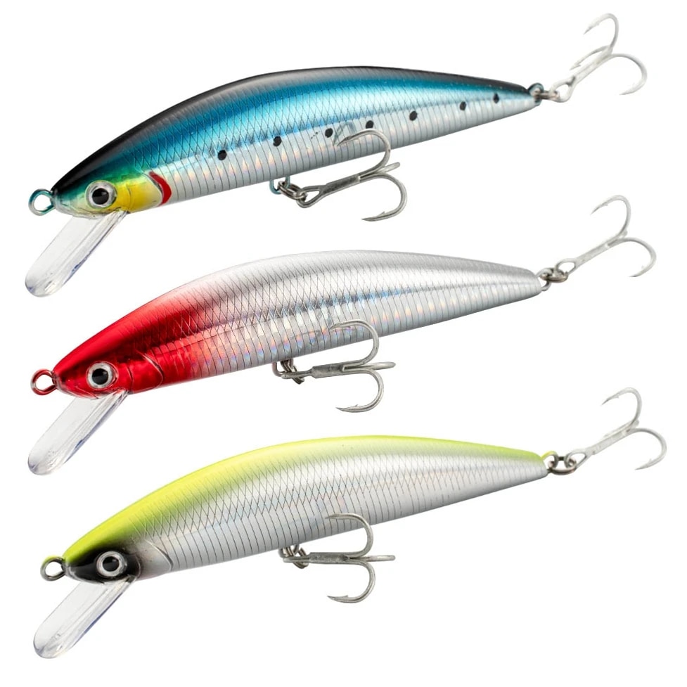 Fishing Lure Sinking Minnow 13 - Fishing Hook Treble 评论和价格