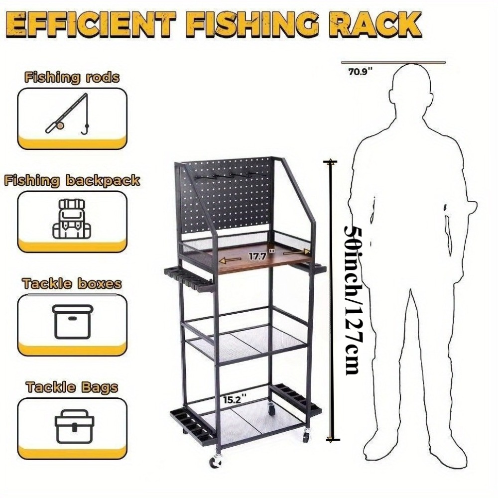 Fishing Rod Holders for Garage - Fishing Hook Box 评论和价格