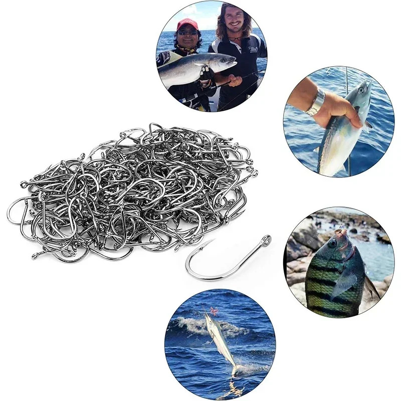 Sharp Carbon Steel Fishing Hoo - Fishing Hook Circle 评论和价格