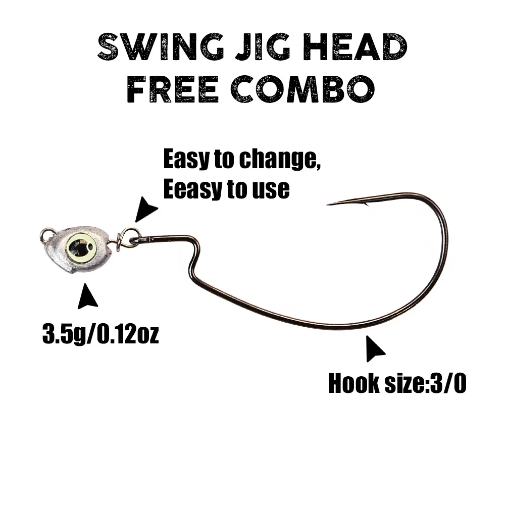 B&U Swing Jig Head Cheburashka - Fishing Hook Jig 评论和价格