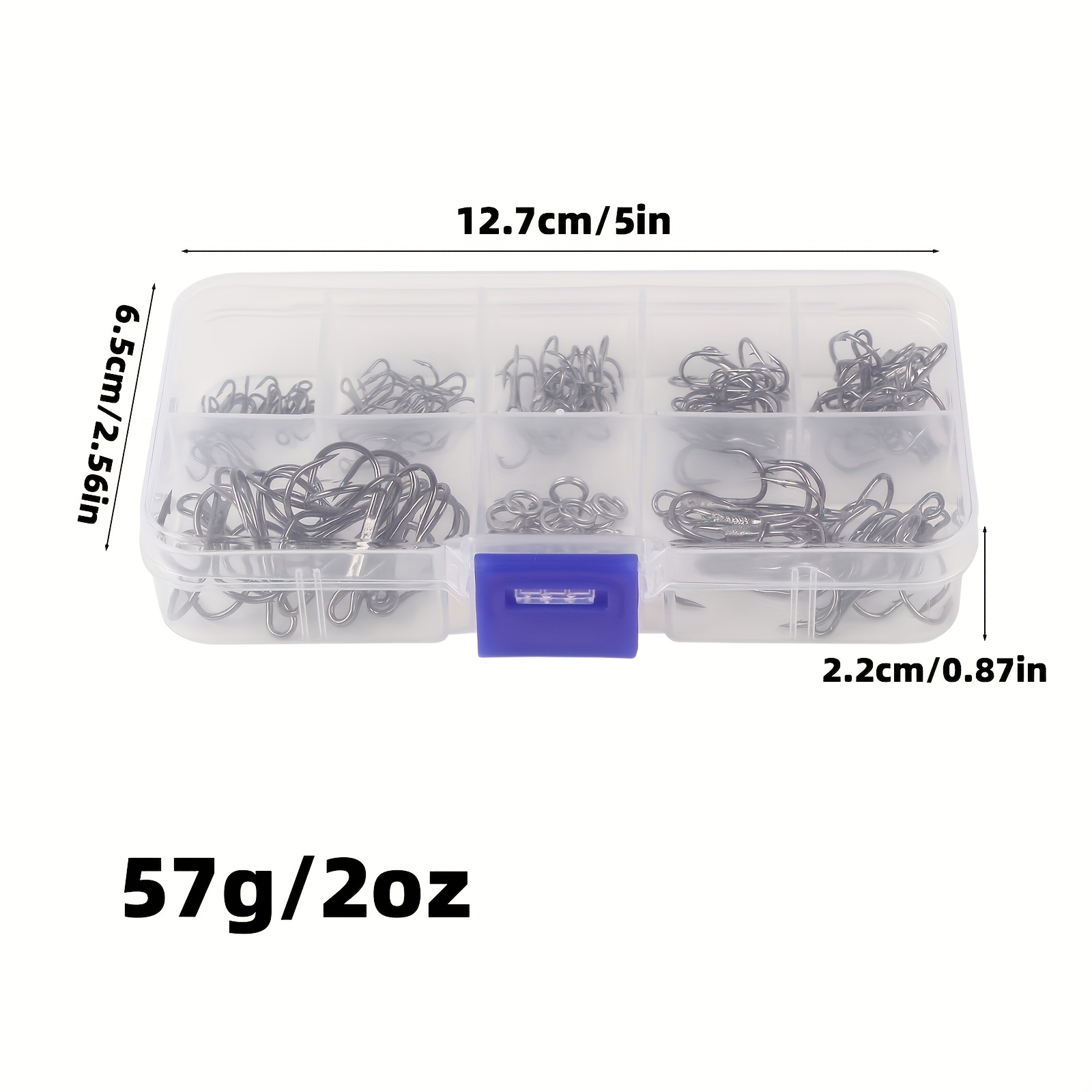 90pcs/set The lure triple-hook - Fishing Hook Circle 评论和价格
