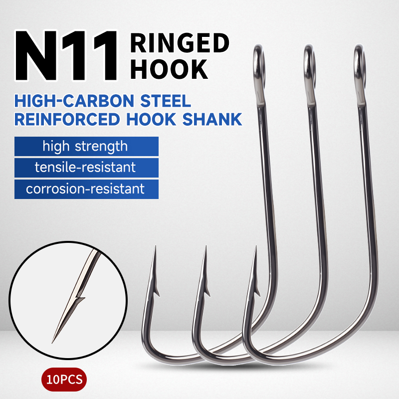 Supercontinent 2#-12# 10pcs Ba - Fishing Hook Offset 评论和价格