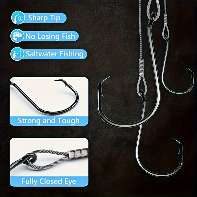 25pcs Heavy Duty Circle Hooks  - Fishing Hook Circle 评论和价格